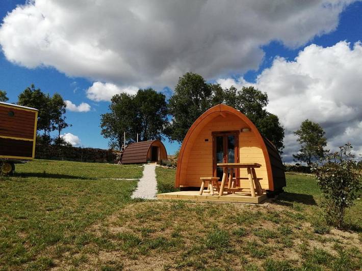 Camping pour 5 personnes, avec vue et jardin, animaux acceptés en Haute-Loire - 3