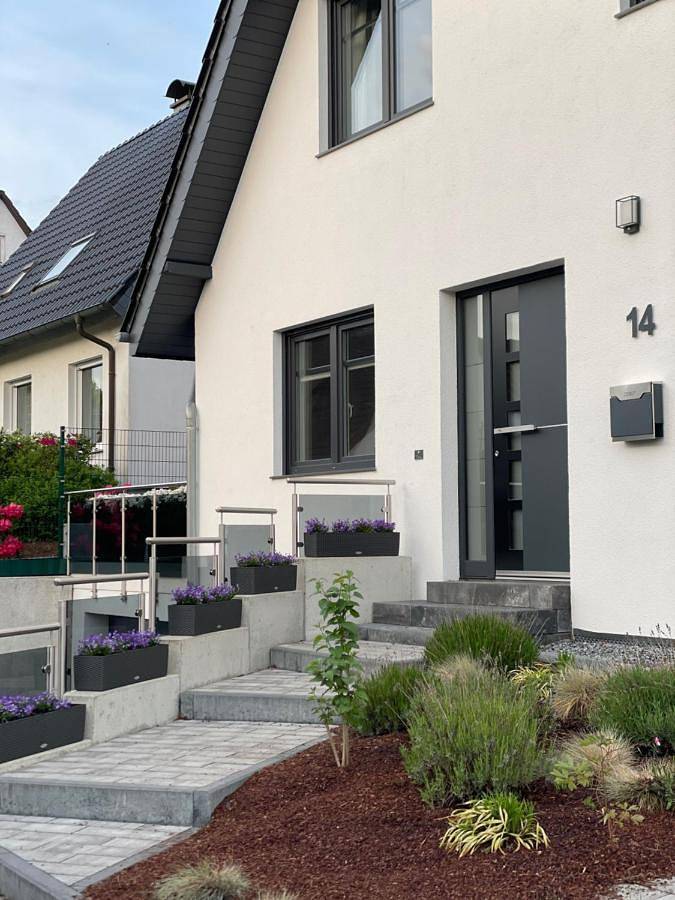 Ferienwohnung für 4 Personen, mit Balkon und Terrasse sowie Ausblick in Bad Salzuflen