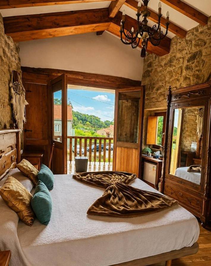Casa rural para 2 personas, con Balcón y Jacuzzi además de Terraza y Jardín en Provincia de La Coruña - 4