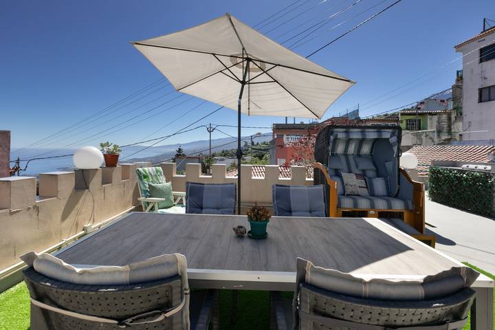 Apartamento para 4 personas, con jardín en Icod de los Vinos