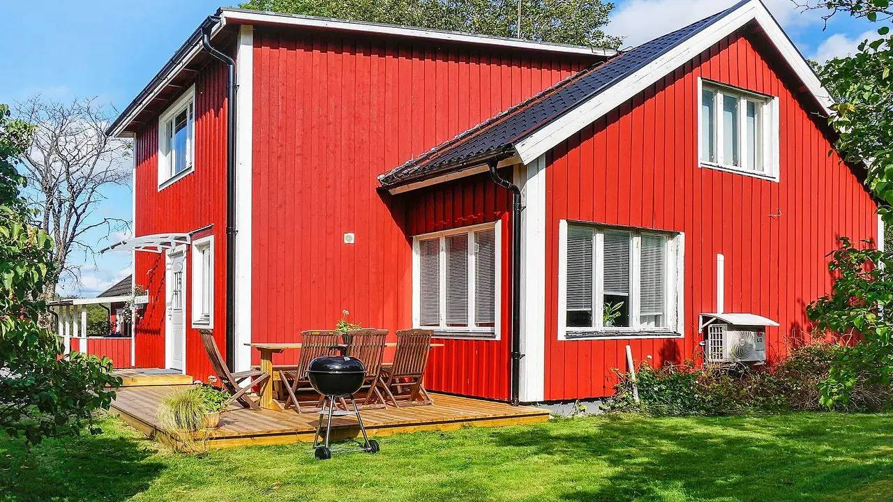Hus för 7 Personer, med terass