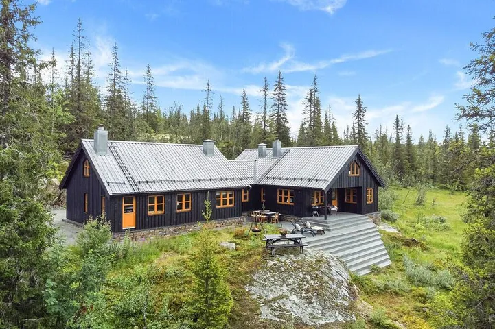 Blockhütte für 16 Personen, mit Sauna - 1