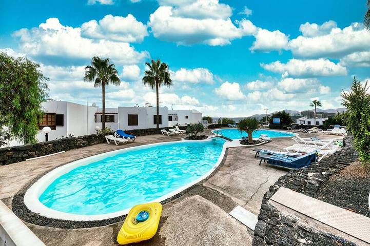 Chalet voor 5 personen, met zwembad op Lanzarote