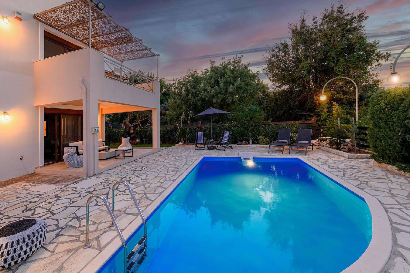Holiday house with private pool for 8 persons approx. 225 qm in Gerani by Rethymnon, Crete (West Crete) in Gerani (Rethymno), Nikiforos Fokas
