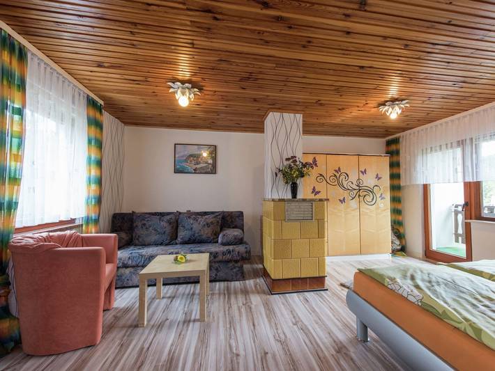 Ferienhaus für 3 Personen, mit Garten und Balkon, kinderfreundlich in Friedrichroda