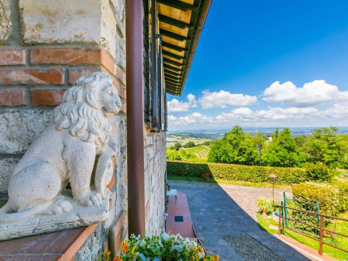 Ferienhaus für 6 Personen, mit Garten und Ausblick in San Gimignano - 3
