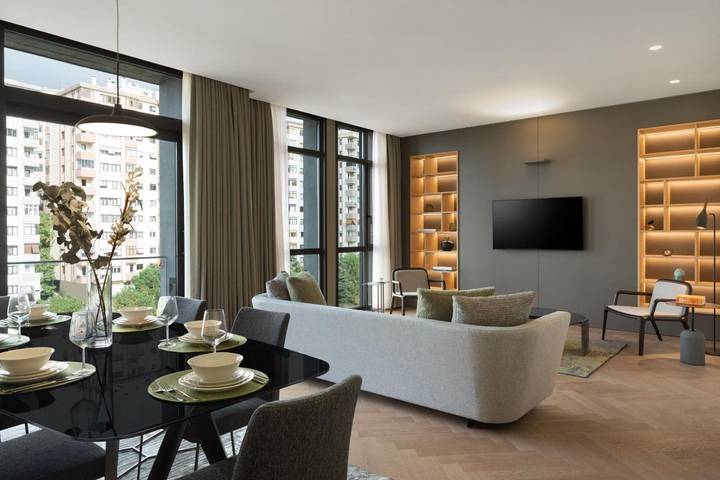 Hotel für 3 Personen, mit Balkon und Terrasse sowie Sauna und Ausblick