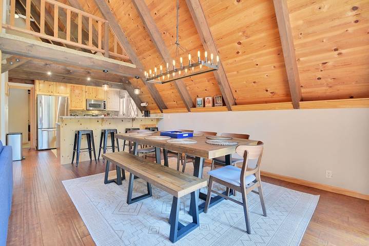 Blockhütte für 8 Personen, mit Terrasse und Pool in Arnold