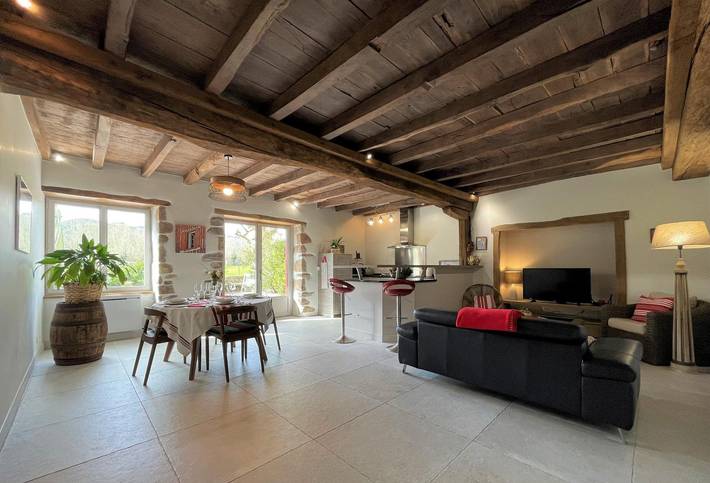 Gîte pour 4 personnes, avec Terrasse et Jardin
