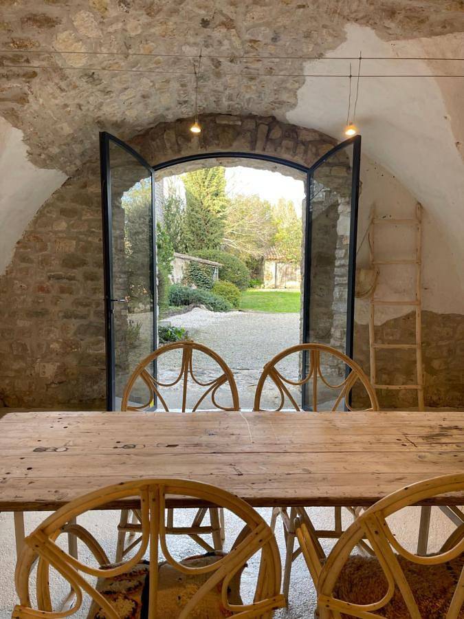 Location de vacances pour 10 personnes, avec piscine et vue ainsi que terrasse et sauna, animaux acceptés à Aubussargues - 3