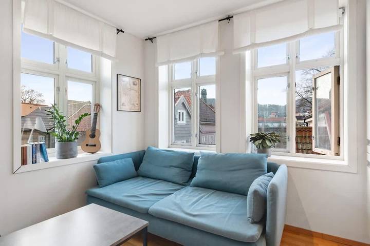 Ferienwohnung für 4 Personen, mit Terrasse, mit Haustier in Bergen