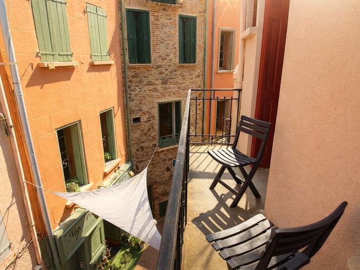 Gîte pour 4 personnes, avec Balcon dans Plage Village Collioure