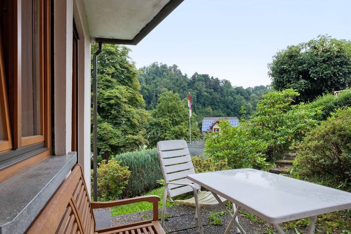Ferienwohnung für 2 Personen, mit Garten und Balkon