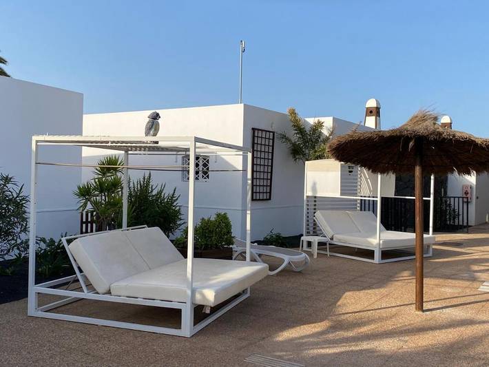 Apartmenthotel für 4 Personen, mit Terrasse und Garten sowie Whirlpool und Pool in Playa Blanca - 4