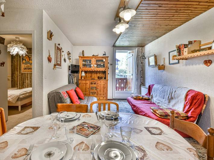 Appartement de vacances pour 4 personnes, avec terrasse à Les Gets