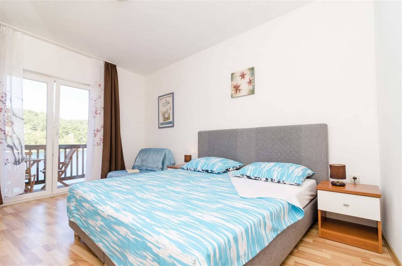 Ganze Wohnung, Levanat Apartment mit 1 Schlafzimmer, Balkon und Meerblick in Mljet