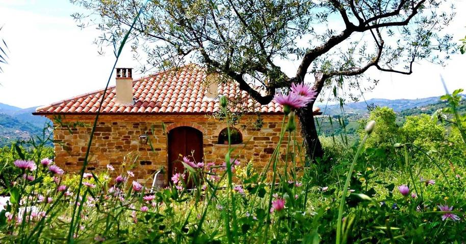 Agriturismo per 3 persone, con Balcone e Terrazza nonché Giardino e Panorama in Cilento