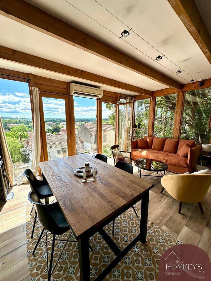Maison de vacances pour 3 personnes, avec jardin et vue