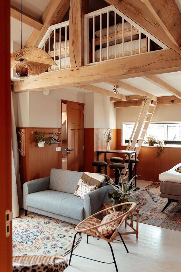 Vakantieappartement voor 2 personen, with Balkon and Terras as well as Tuin and Uitzicht in Kapelle