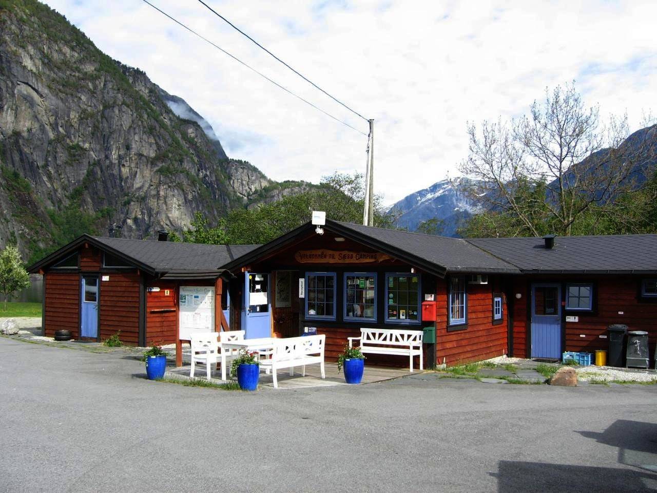 Sæbø Camping in Hardangerfjorden