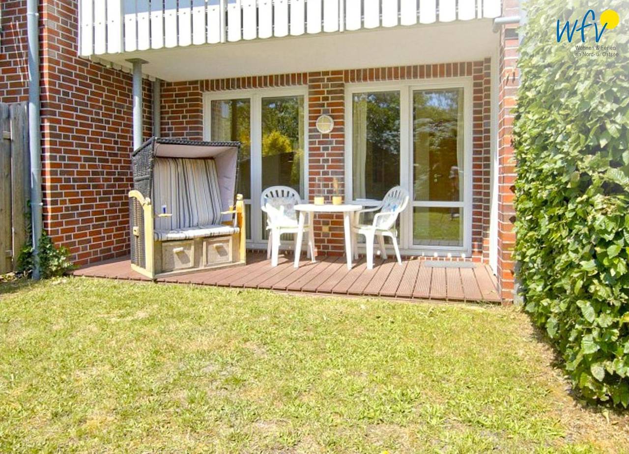 Ganze Wohnung, Ferienwohnung auf Wangerooge mit Garten, Balkon und überdachter Terrasse in Wangerooge