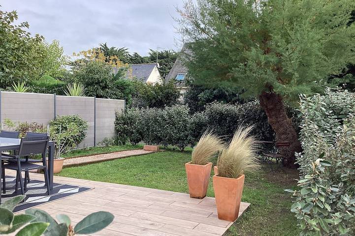 Maison de vacances pour 4 personnes, avec terrasse ainsi que piscine et jardin, animaux acceptés à Guérande