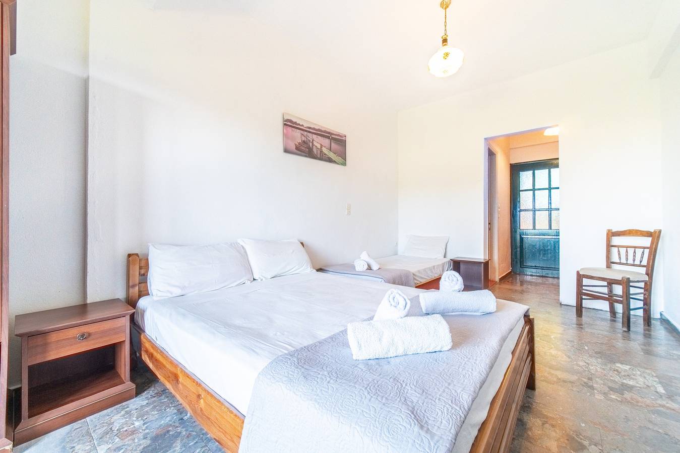 Entire studio, Studio Apartment "Arianna Studio Ground Floor 4" with Sea View, Shared Pool & Wi-Fi in Paleokastritsa, Corfu