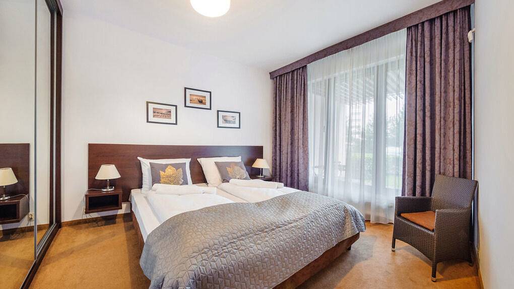 Hel semesterlägenhet, Sun&Snow Olympic Park - Apartament A 4 mit Terrasse in Kołobrzeg, Polish Baltic Sea