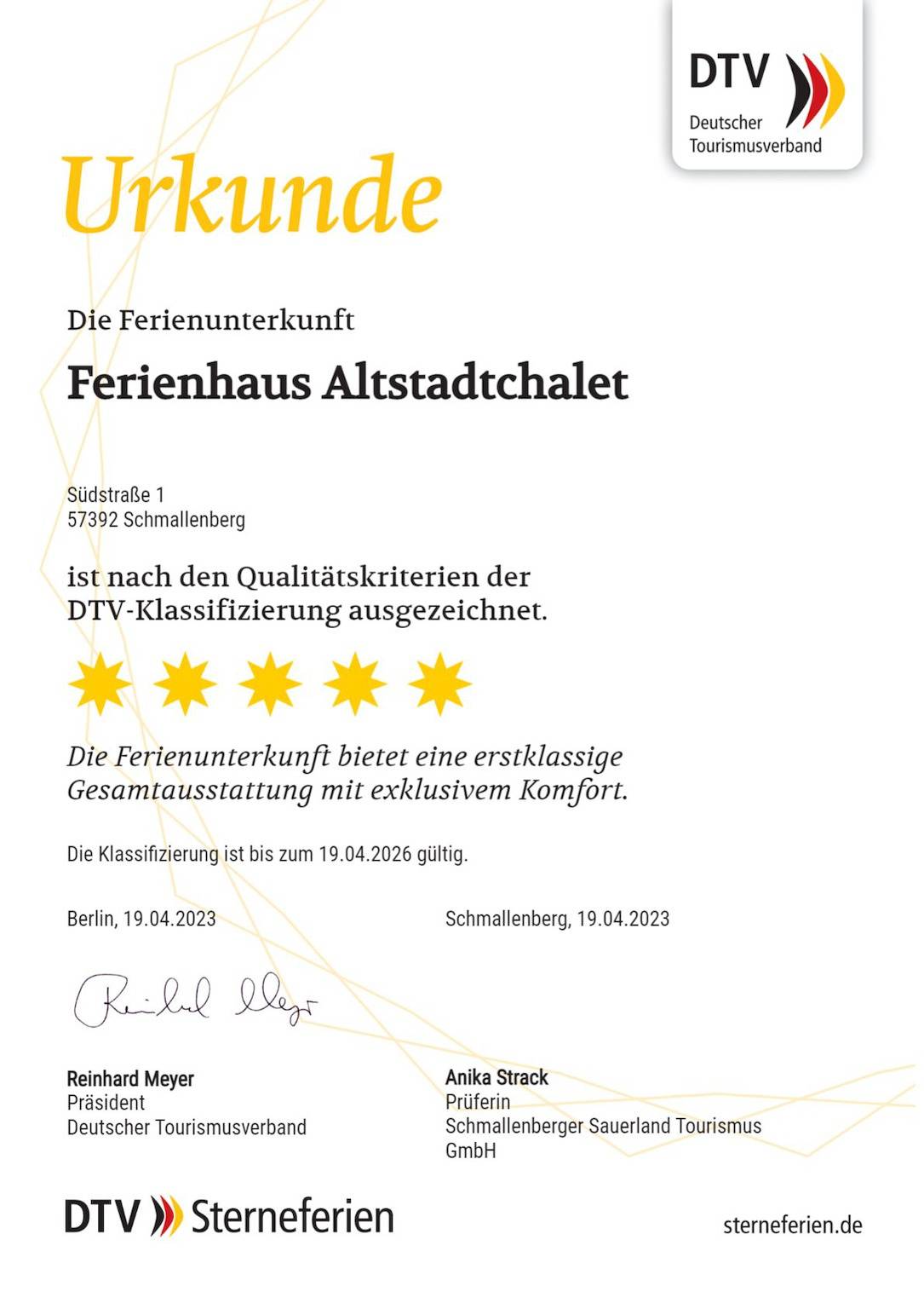 Ferienhaus Altstadtchalet - Ferienhaus mit 108qm, 3 Schlafzimmer für max. 6 Personen in Schmallenberg, Hochsauerlandkreis