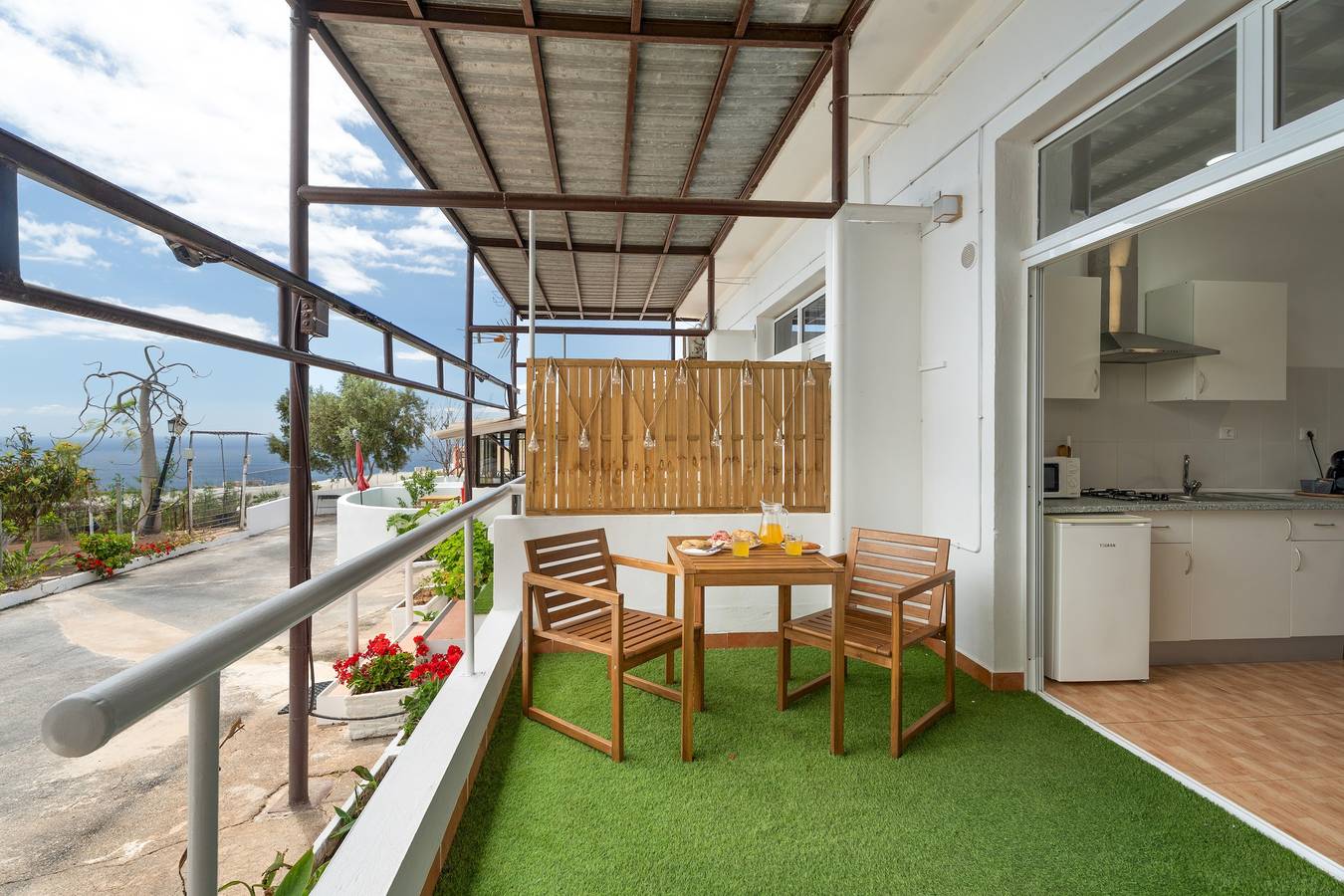 Ganze Wohnung, Urlaub 'Schöne Finca mit Meerblick und Pool 1' mit Gemeinschaftspool, privater Terrasse und Wi-Fi in Adeje, Teneriffa Süd