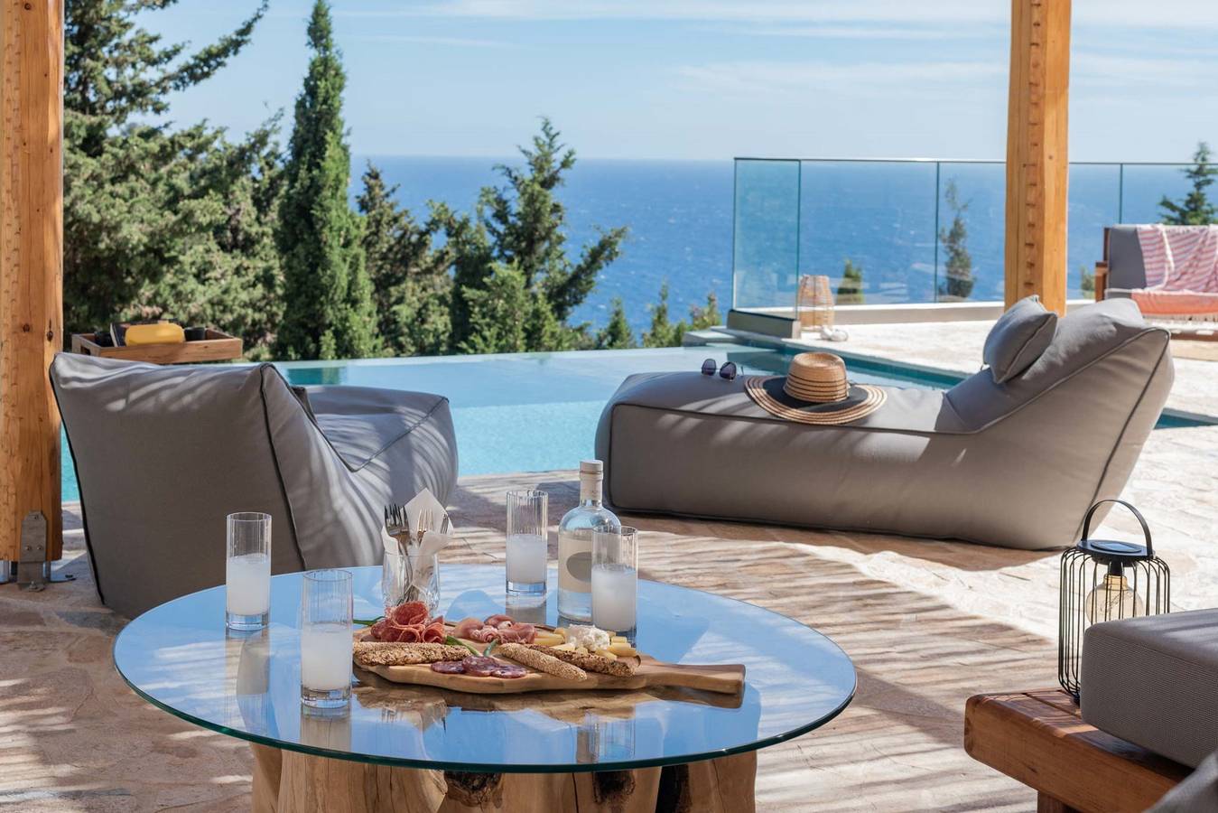 Villa für 5 Personen mit Balkon in Vlachopoulatika, Paxos