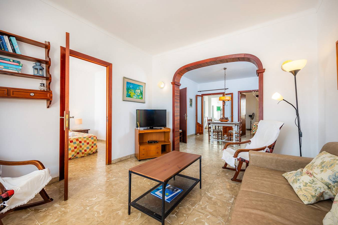 Casa de vacaciones 'Casa Tradicional Can Picafort' con jardín privado, balcón y Wi-Fi in Can Picafort, Santa Margalida