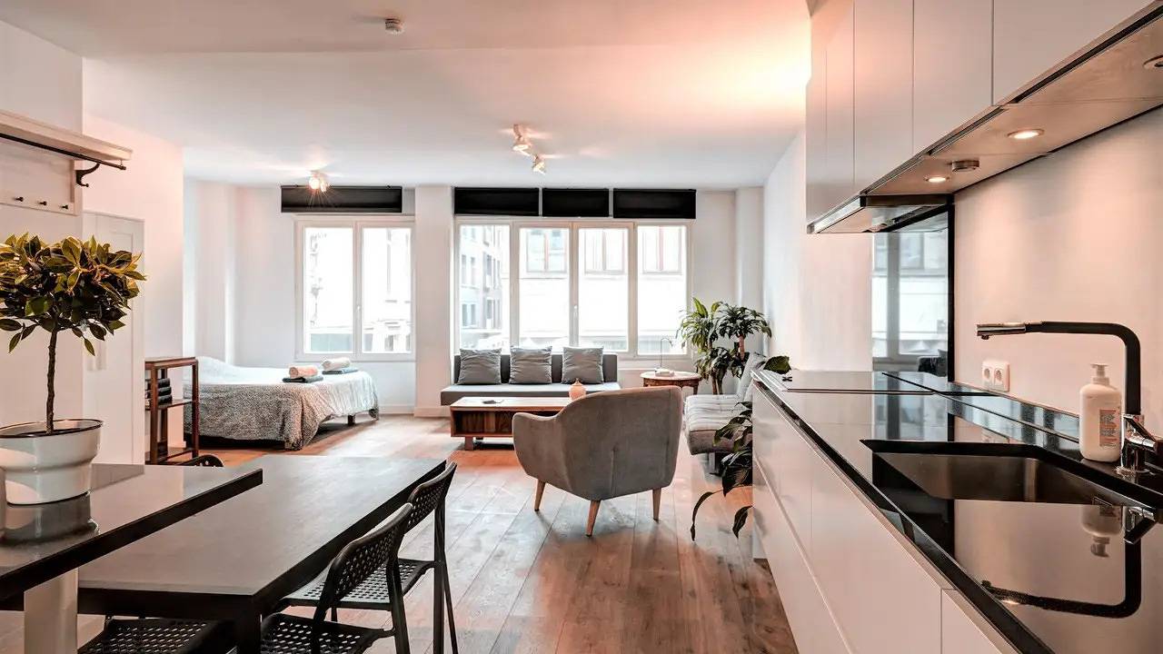 Apartamento vacacional entero, Ferienwohnung für 9 Personen (95 m²) in Antwerpen in Amberes, Región de Amberes