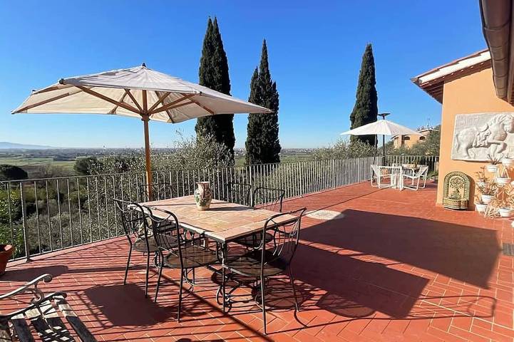Ferienhaus für 6 Personen, mit Balkon und Garten