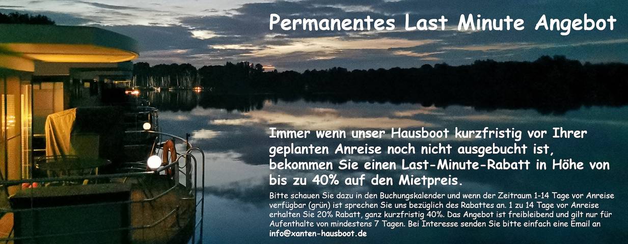 Ferienhaus für 4 Personen, mit Balkon und Terrasse sowie Garten und Seeblick in Xanten