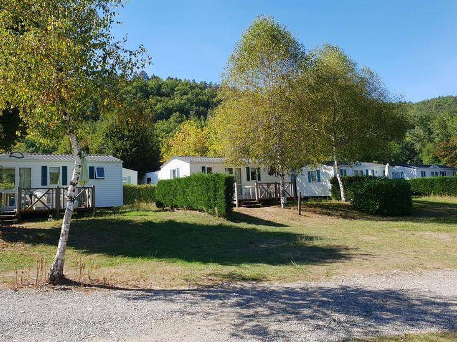Flower Camping L'Echo du Malpas - Mobilheim 8 personen - Mobilheim Confort 31m² / 3 Zimmer + Tv + Unüberdachte Terrasse 6/8 Pers. in Monceaux-sur-Dordogne, Tulle und Umgebung