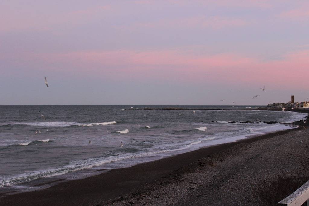 Wunderschöne Sonnenaufgänge, Sonnenuntergänge, Mondaufgänge, Robben-Sichtungen, Brant Rock, Hummer in Marshfield, Massachusetts
