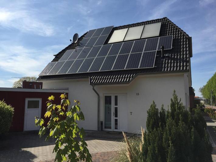 Ferienhaus für 2 Personen, mit Terrasse und Garten sowie Ausblick