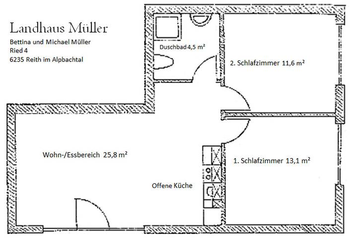 Ganze Ferienwohnung, Landhaus Müller in Reith im Alpbachtal, Kaisergebirge