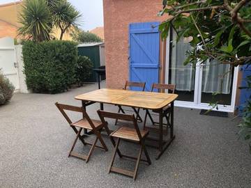 Gîte pour 5 personnes, avec jardin ainsi que piscine et terrasse dans Plage Nord (Saint-Cyprien)