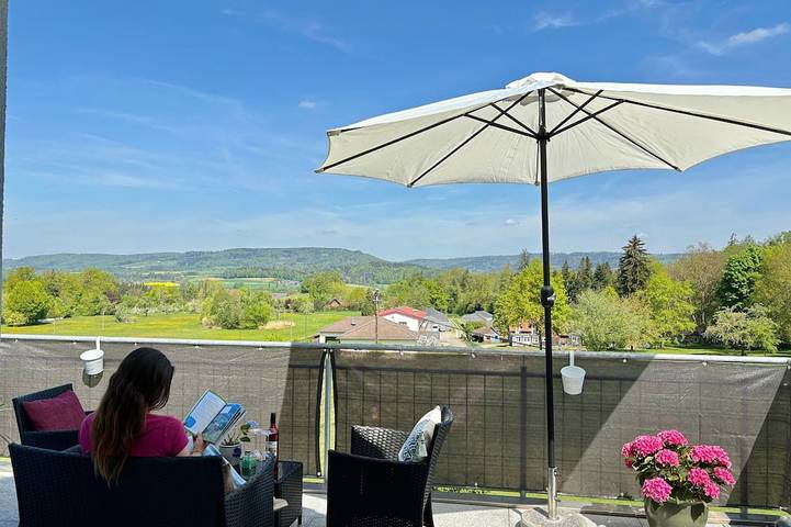 Ferienwohnung für 4 Personen, mit Balkon und Garten in Deggenhausertal