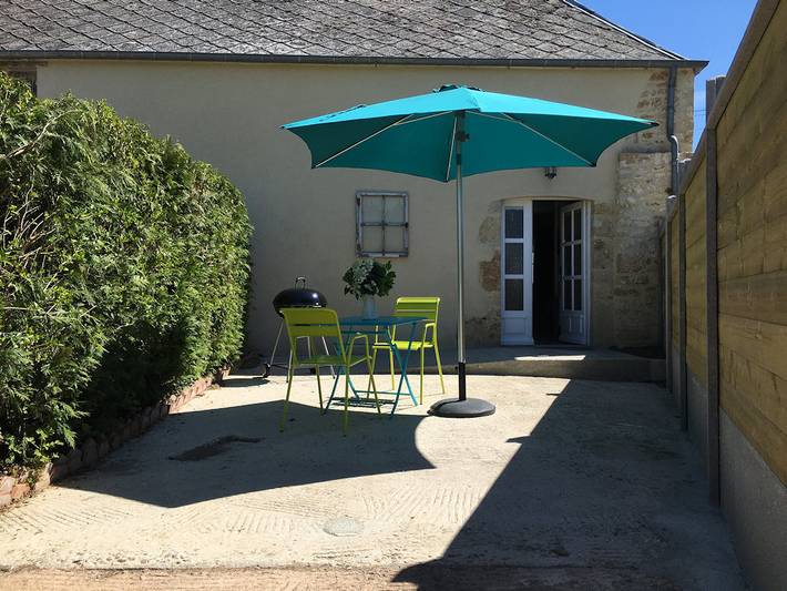 Gîte pour 2 personnes, avec terrasse, animaux acceptés