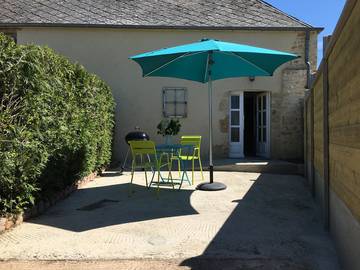 Gîte pour 2 personnes, avec terrasse, animaux acceptés dans la Manche