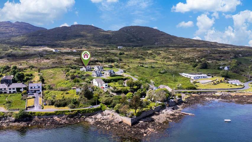 Gîte pour 9 personnes, avec jardin à Roundstone