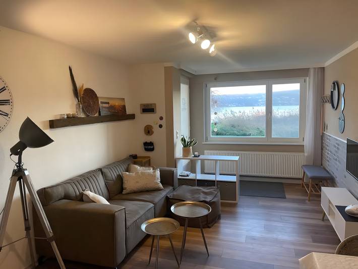 Ferienwohnung für 2 Personen, mit Garten und Sauna sowie Seeblick in Reichenau