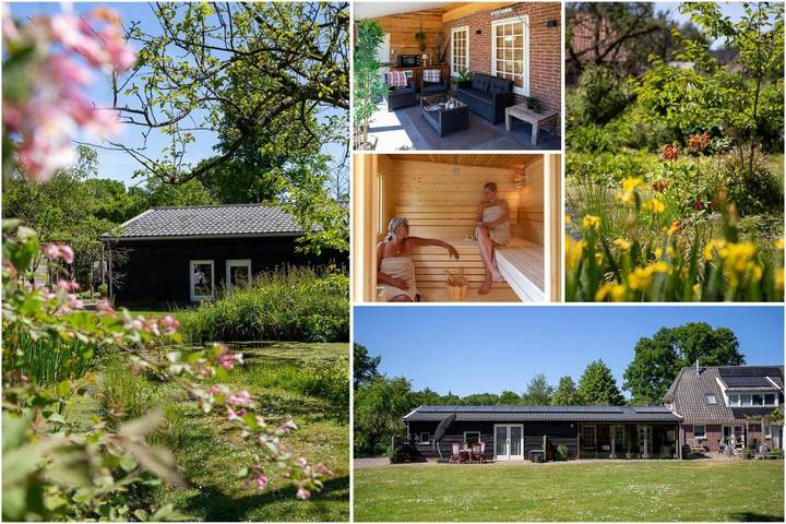 B&b voor 2 personen, with Terras and Whirlpool as well as Tuin and Sauna in Drenthe