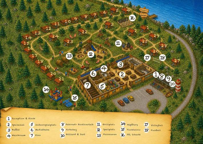 Ferienpark für 4 Personen, mit Terrasse und Garten sowie Sauna in Brandenburg - 2