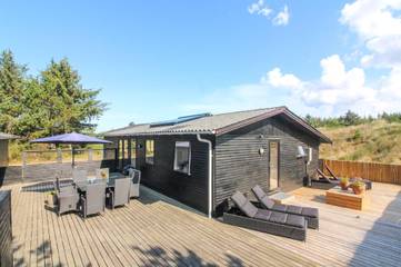Ferienhaus mit Meerblick für 8 Personen, mit Terrasse und Sauna sowie Whirlpool, mit Haustier in Jammerbugt