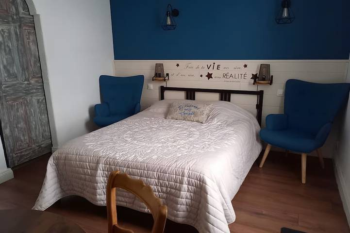 Chambre d’hôte pour 2 personnes, avec jardin