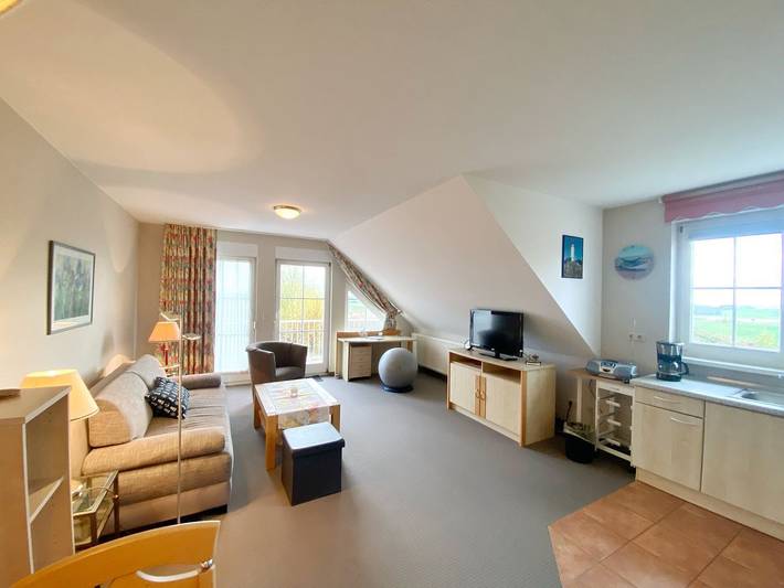 Ferienwohnung für 3 Personen, mit Ausblick und Sauna sowie Balkon in Sagard - 2